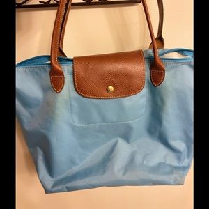 Longchamp Baby Blue Tote